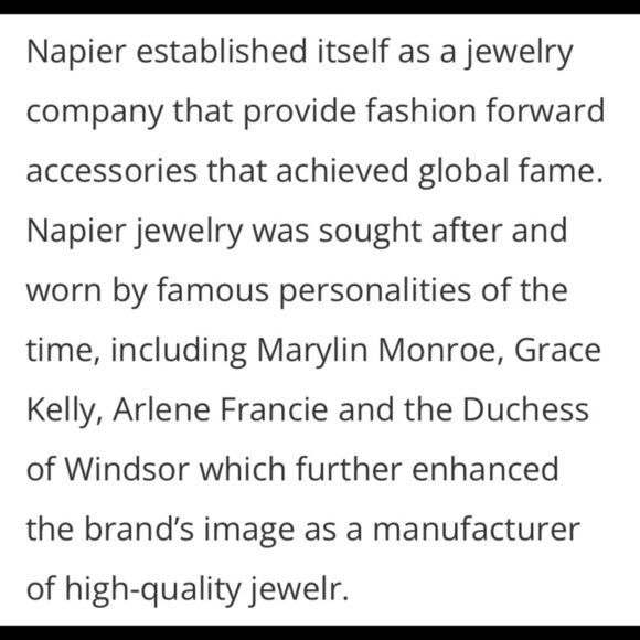 Vintage 80s signed NAPIER gold tone interlock swirls screw back clip on Medium - Picture 11 of 11